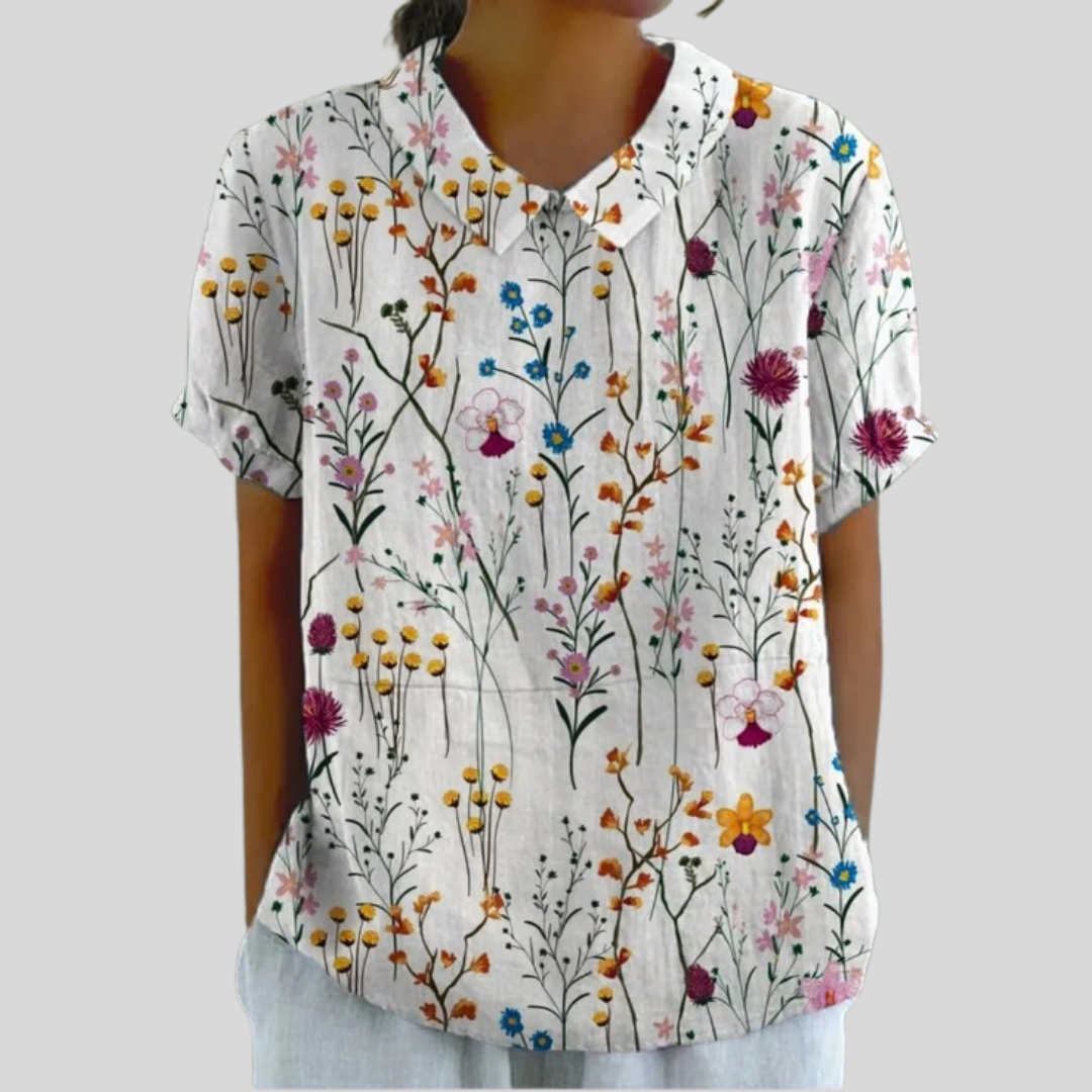 The Mabel Collared Blouse