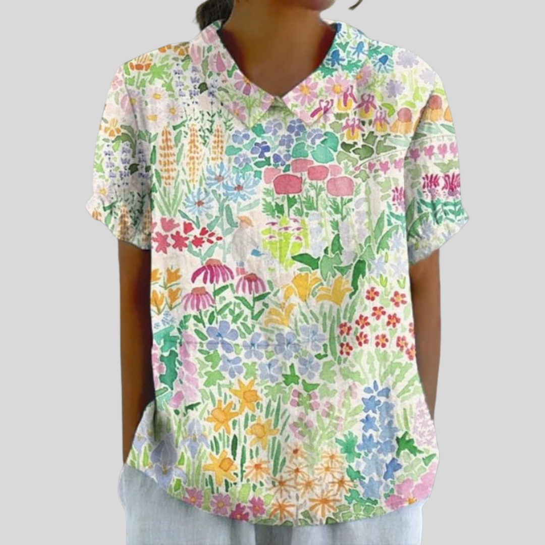 The Viviane Collared Blouse