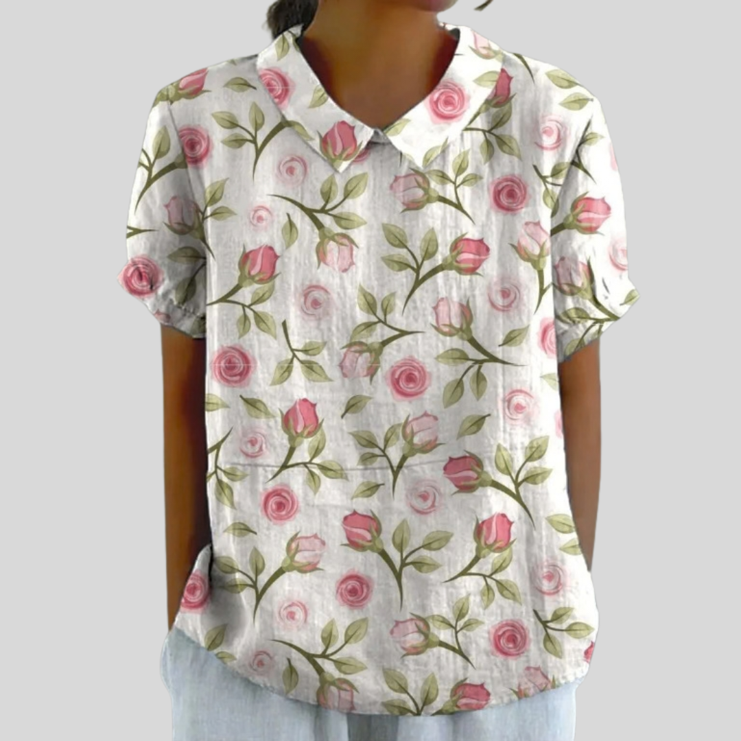 The Sancia Collared Blouse