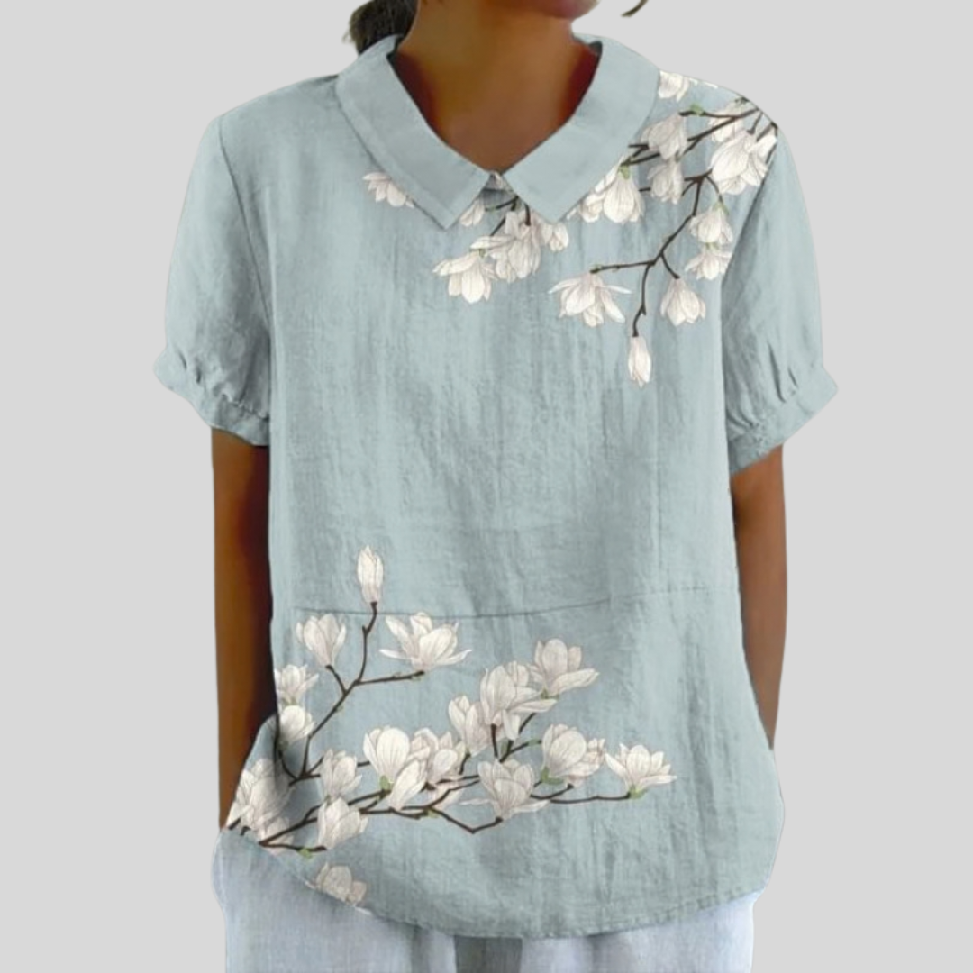 The Rosemonde Collared Blouse