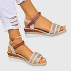 The Rosabel Ankle-Strap Wedge
