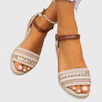The Rosabel Ankle-Strap Wedge