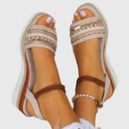 The Rosabel Ankle-Strap Wedge