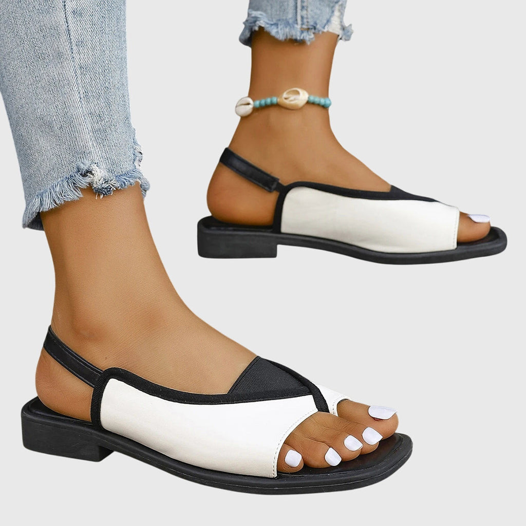 The Priscilla Square-Toe Sandal