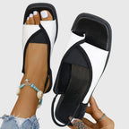 The Priscilla Square-Toe Sandal