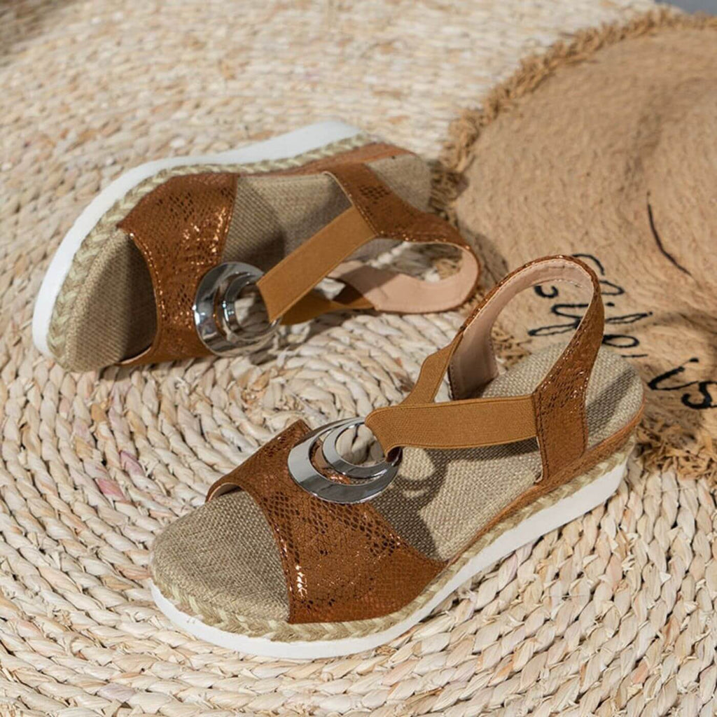 The Giacinta Espadrille Wedge