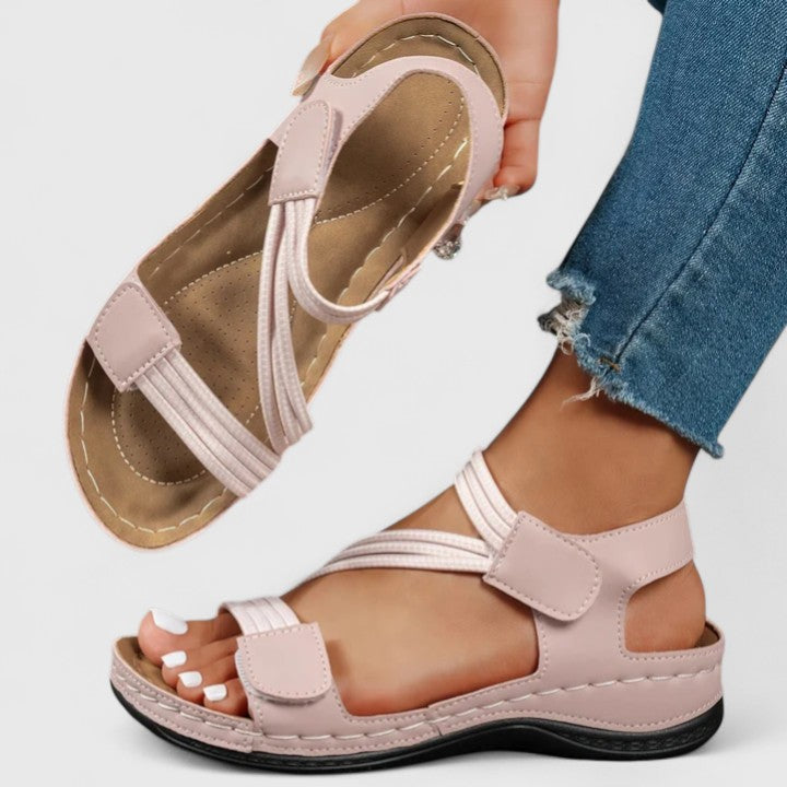 The Ilaria Cross-Strap Sandal