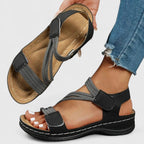 The Ilaria Cross-Strap Sandal