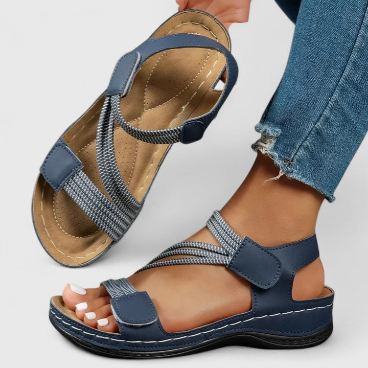The Ilaria Cross-Strap Sandal