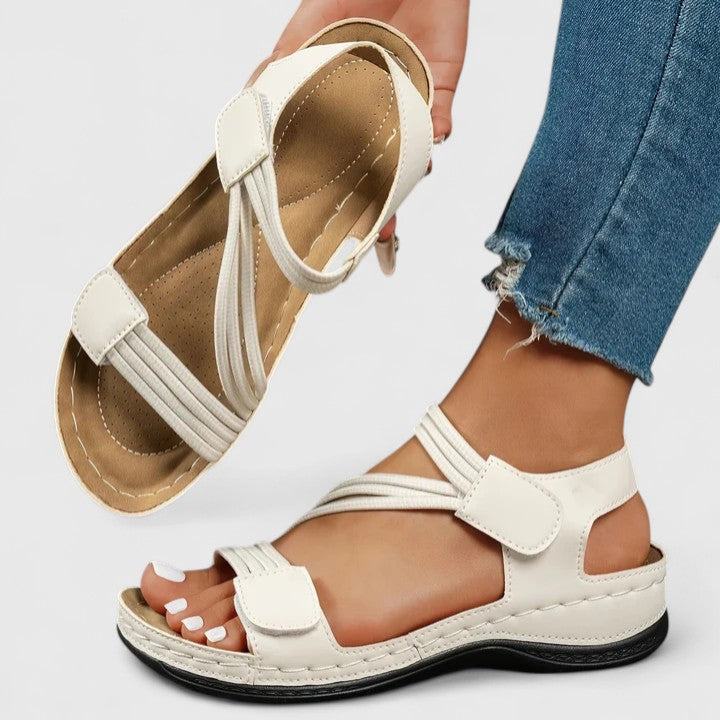The Ilaria Cross-Strap Sandal