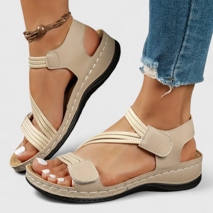 The Ilaria Cross-Strap Sandal