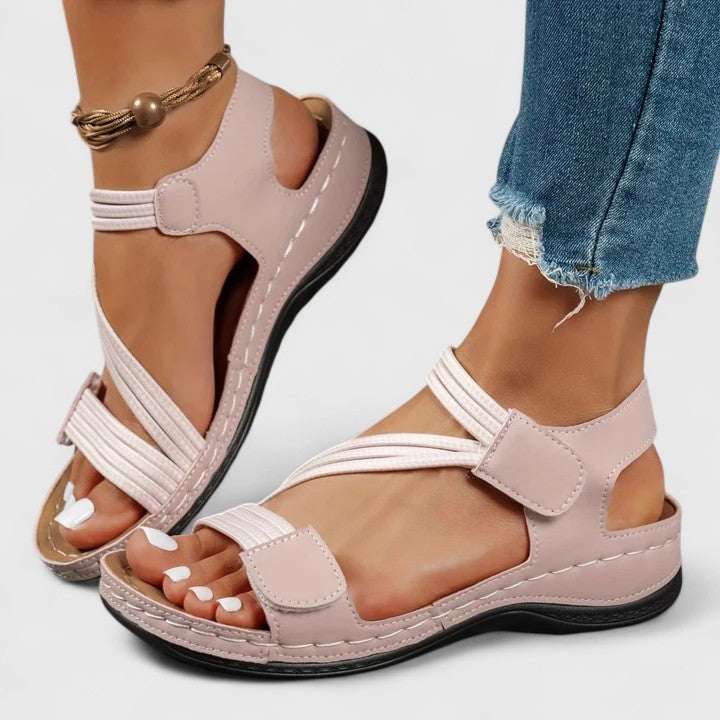 The Ilaria Cross-Strap Sandal