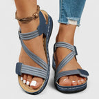 The Ilaria Cross-Strap Sandal