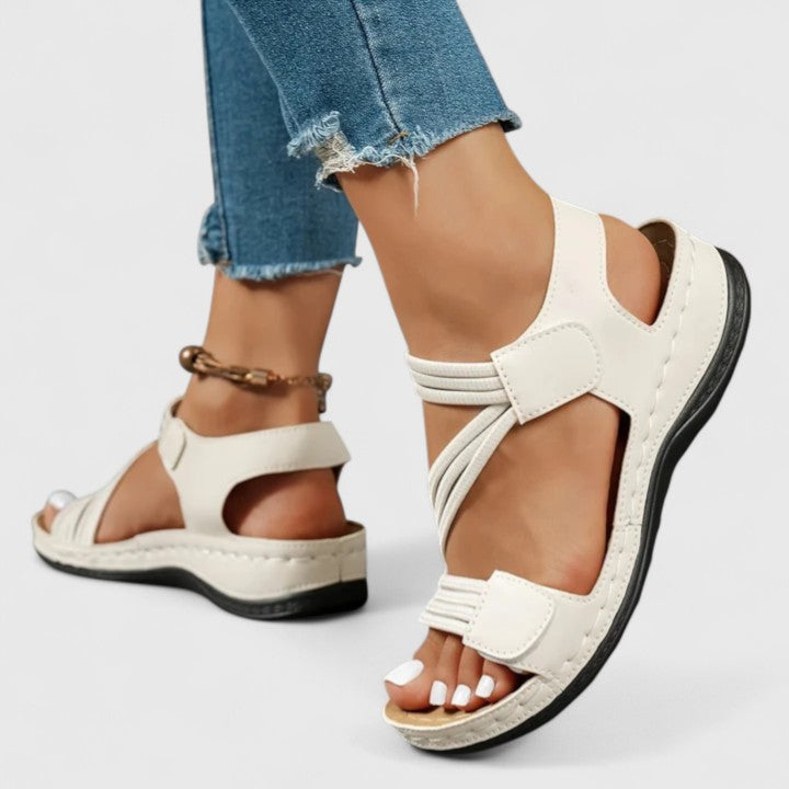 The Ilaria Cross-Strap Sandal
