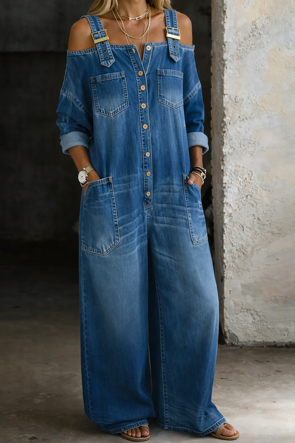 The Alina Wide Leg Jumpsuit