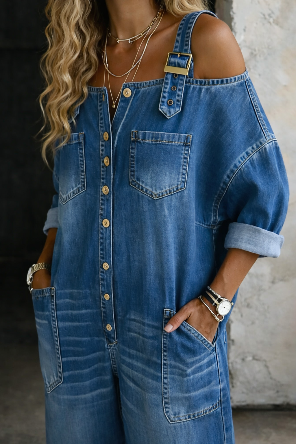 The Alina Wide Leg Jumpsuit
