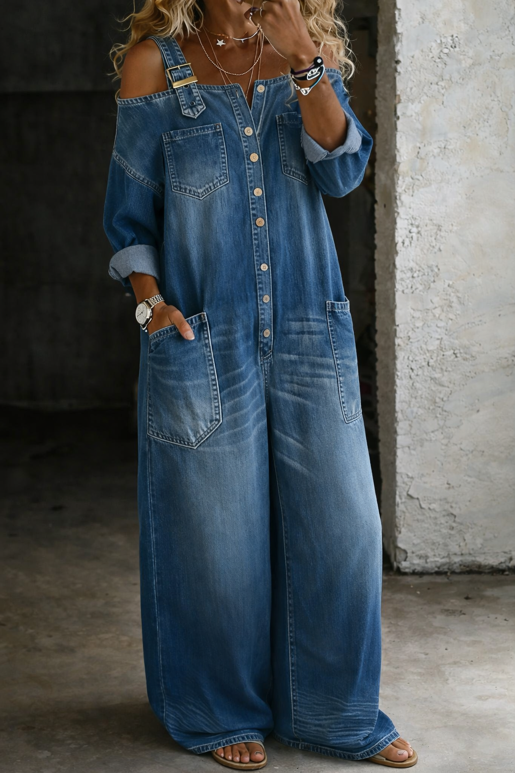 The Alina Wide Leg Jumpsuit