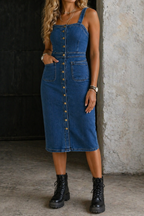 The Amandine Button Front Dress