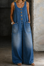 The Bronwyn Wide Leg Overalls