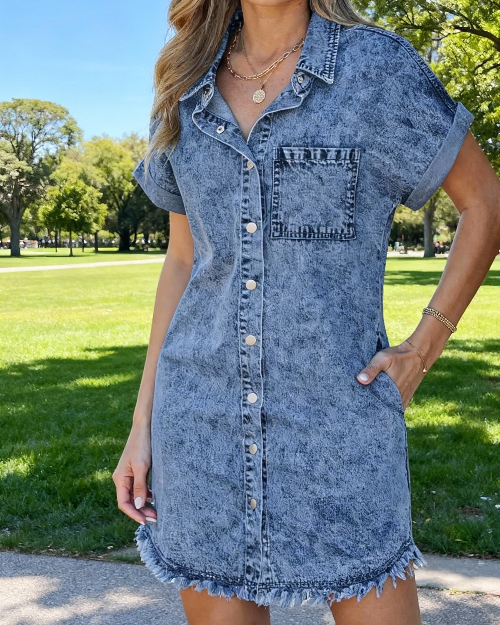 The Faustine Shirt Dress