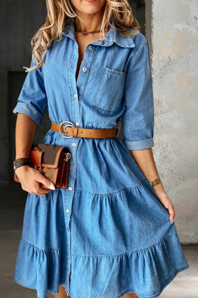 The Gwen Relaxed Midi Dress