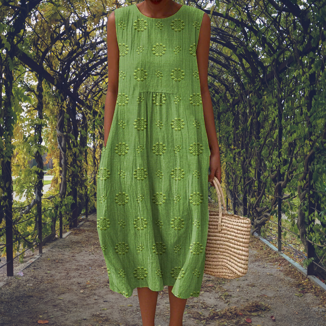 The Joelle Sleeveless Midi Dress