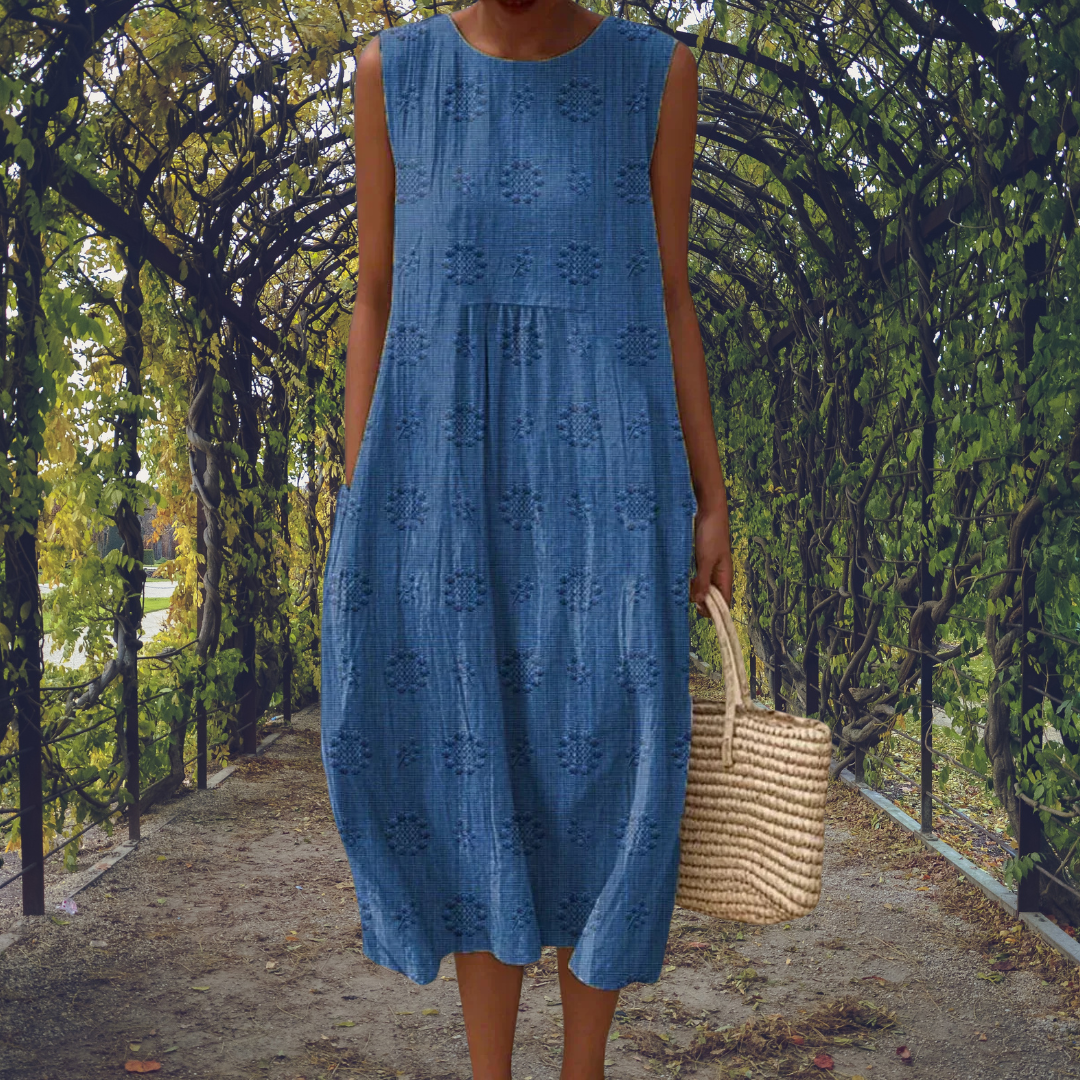 The Joelle Sleeveless Midi Dress