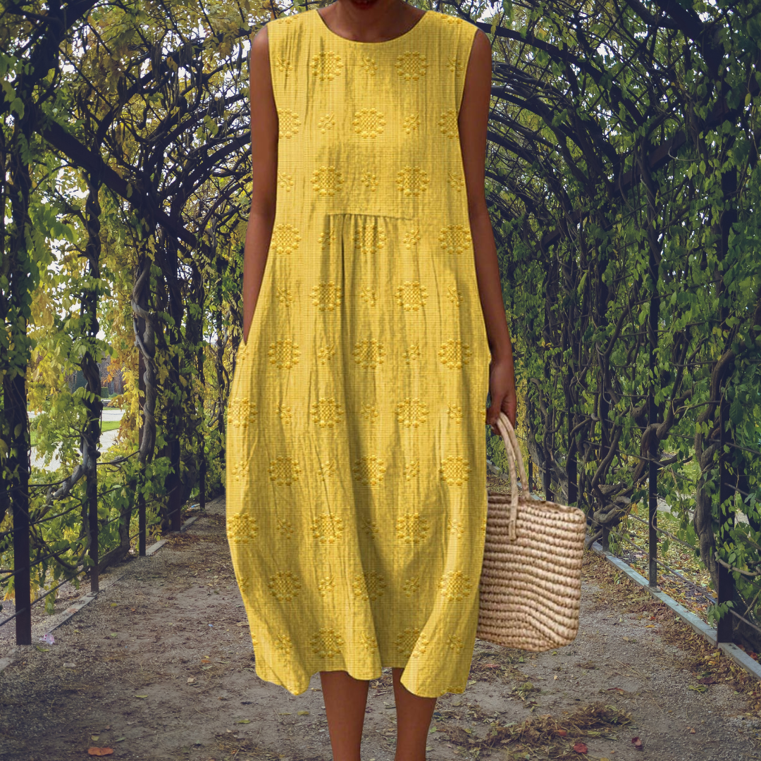 The Joelle Sleeveless Midi Dress