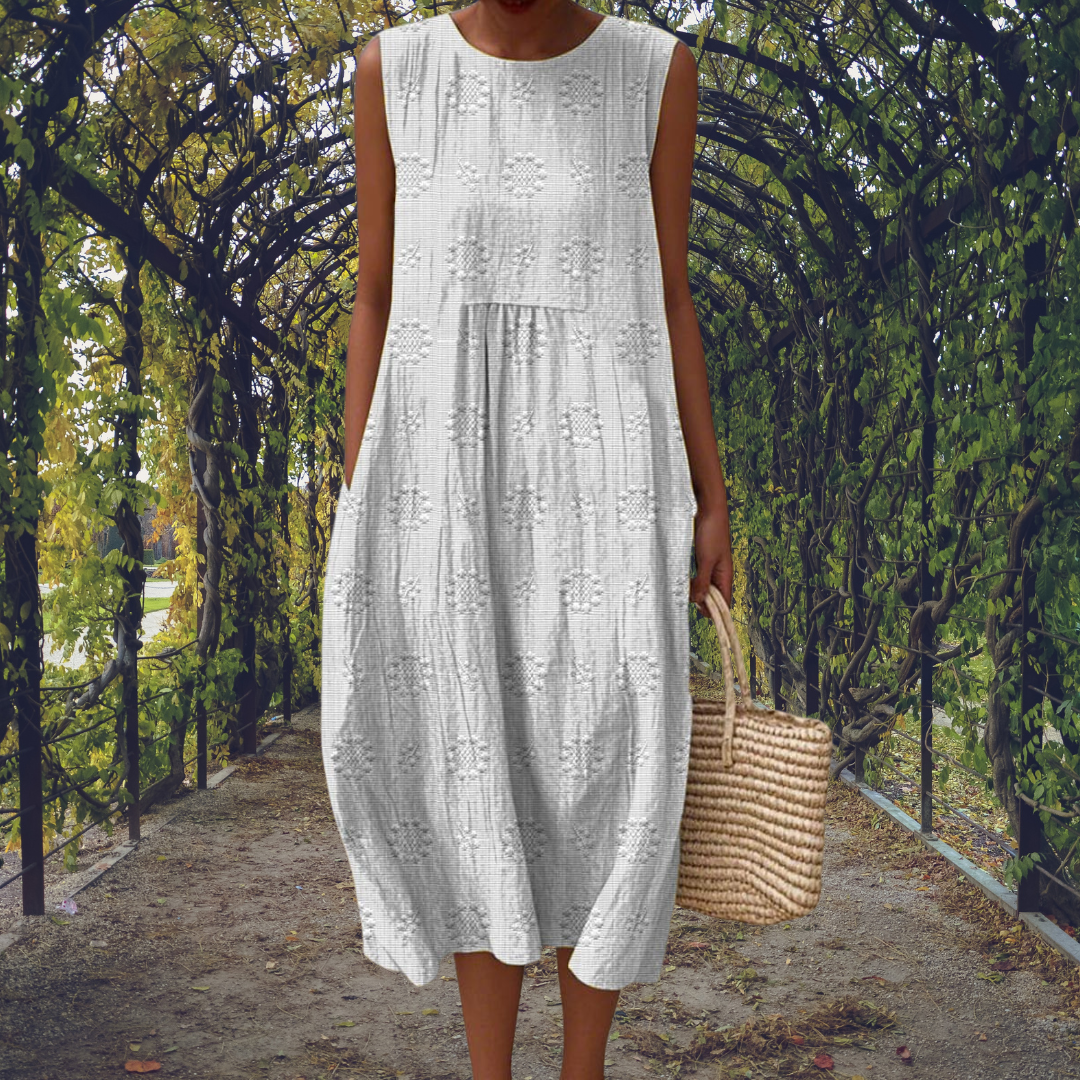 The Joelle Sleeveless Midi Dress