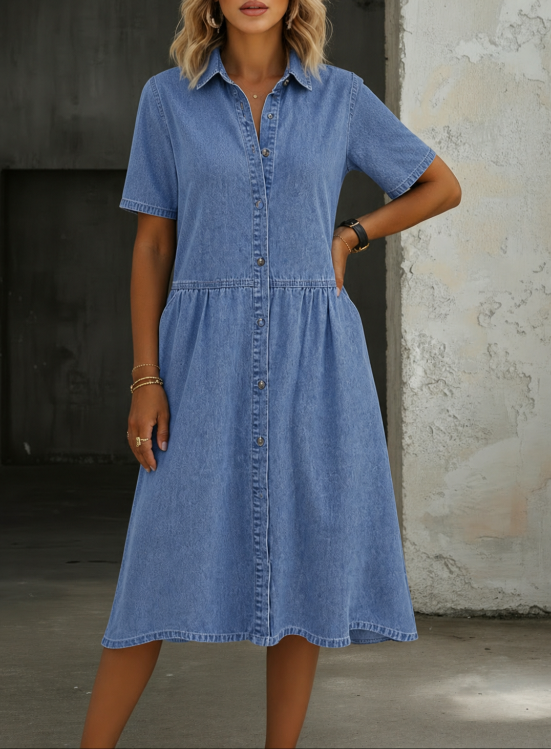 The Lucinda Relaxed Midi Dress