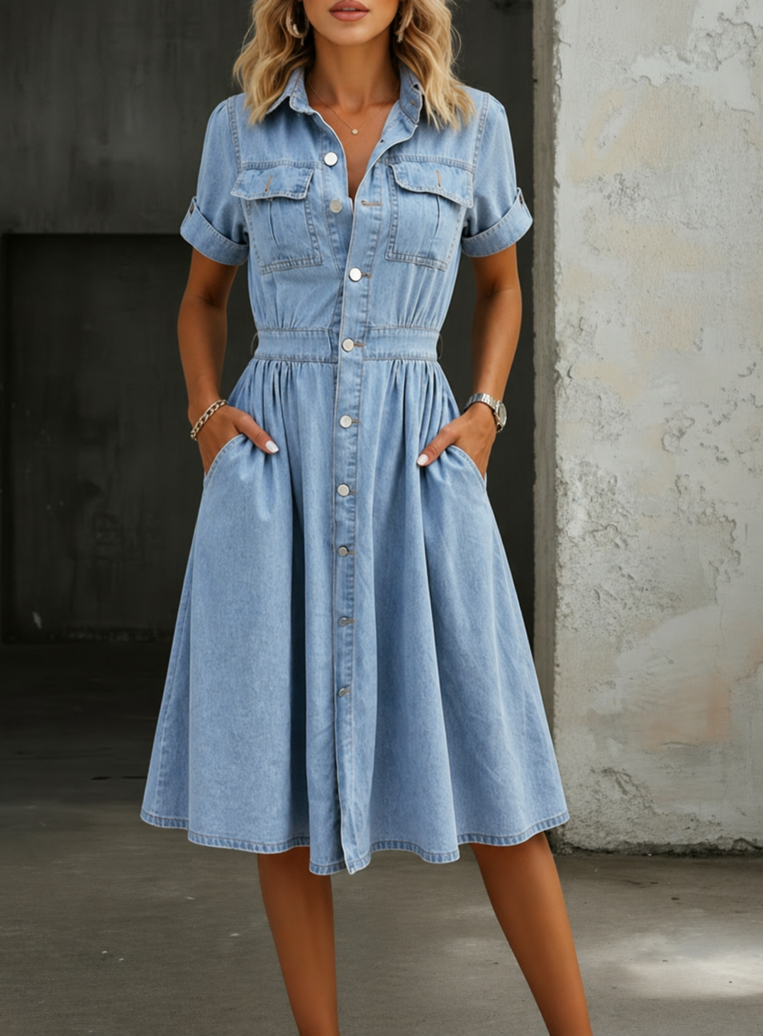 The Marina Relaxed Midi Dress