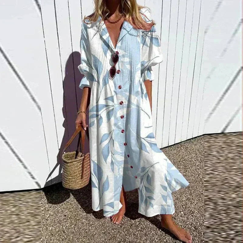 The Mira Relaxed Midi Dress