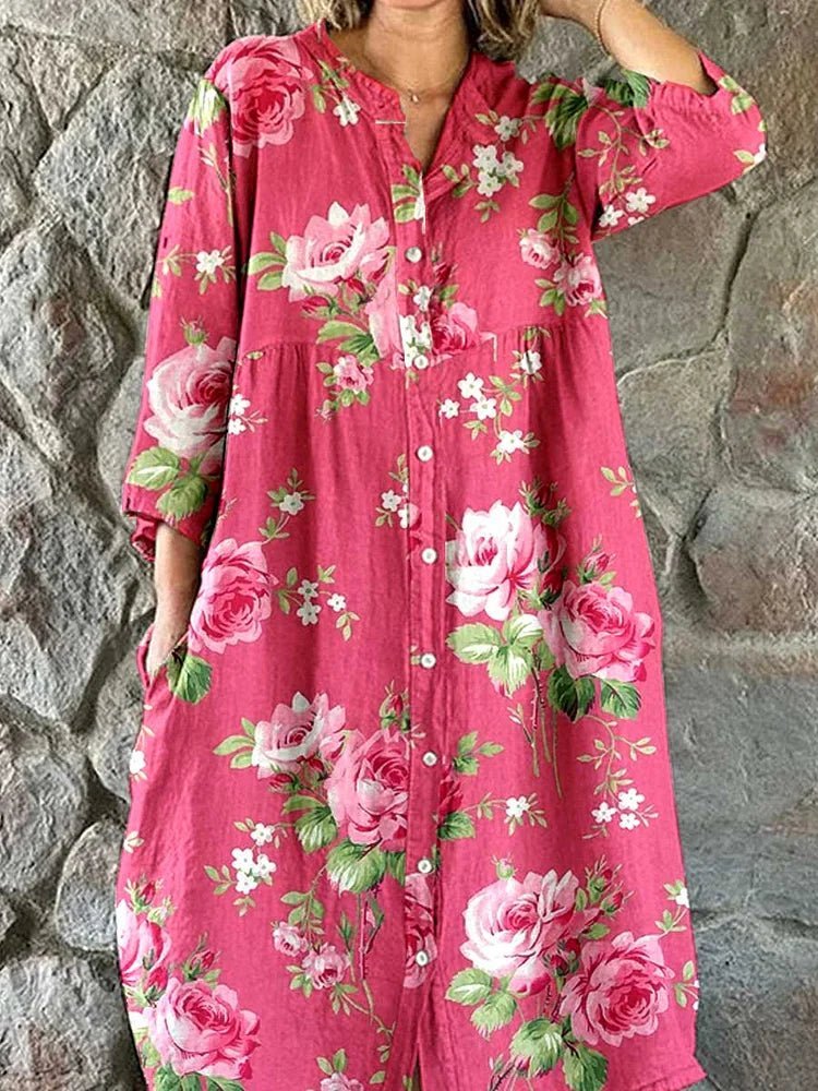 The Viola Relaxed Midi Dress