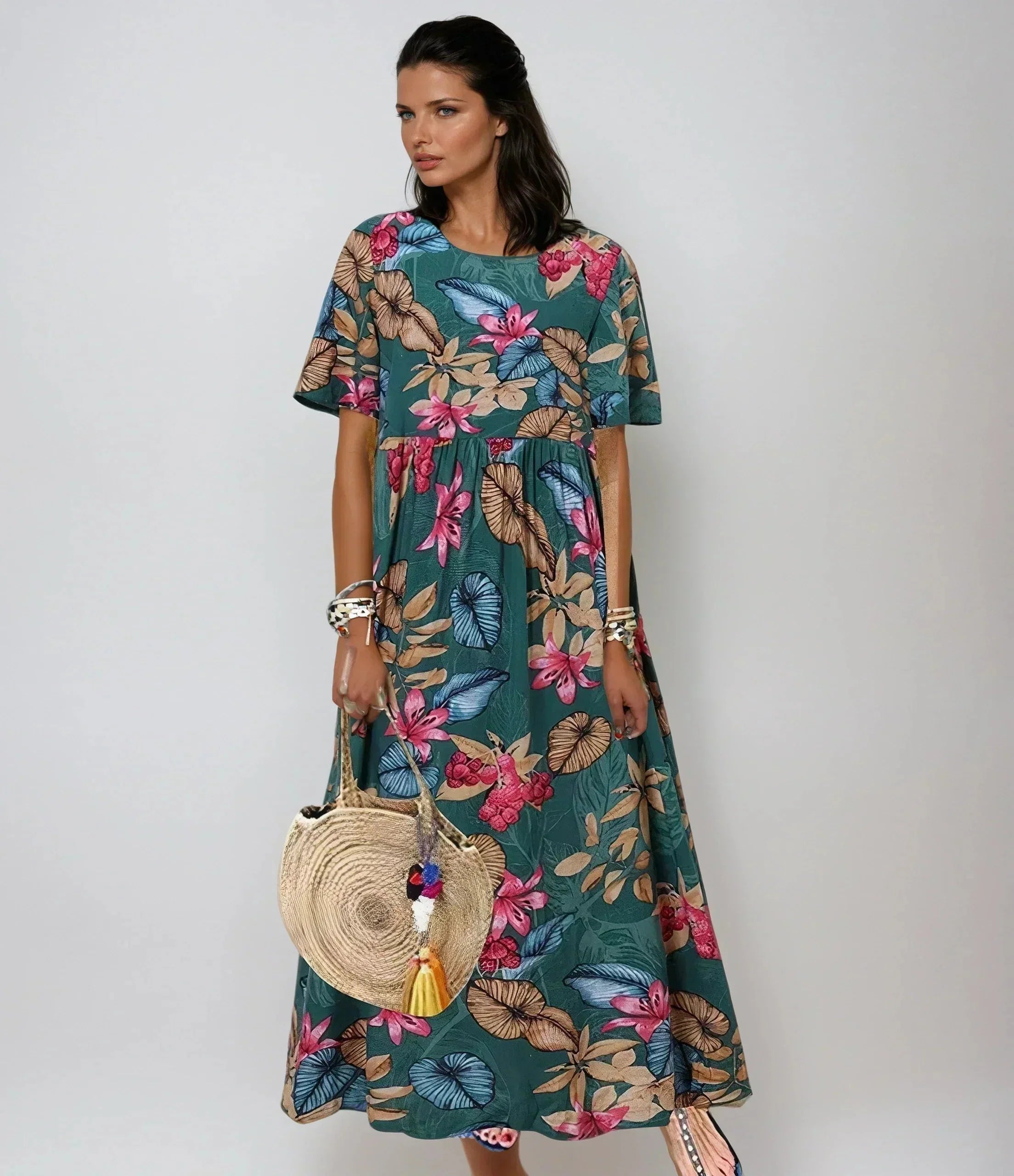 The Wilhelmina Relaxed Midi Dress