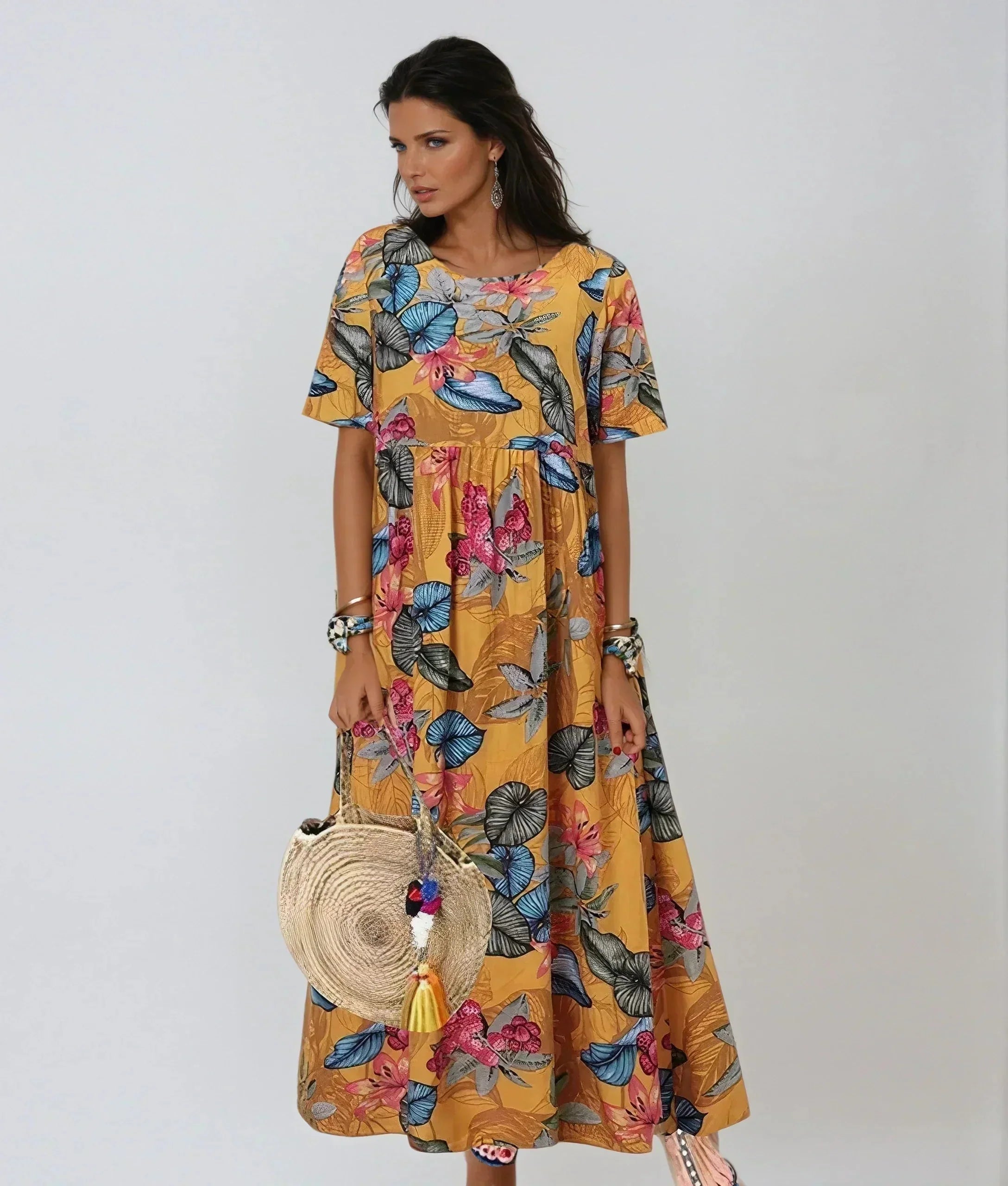The Wilhelmina Relaxed Midi Dress
