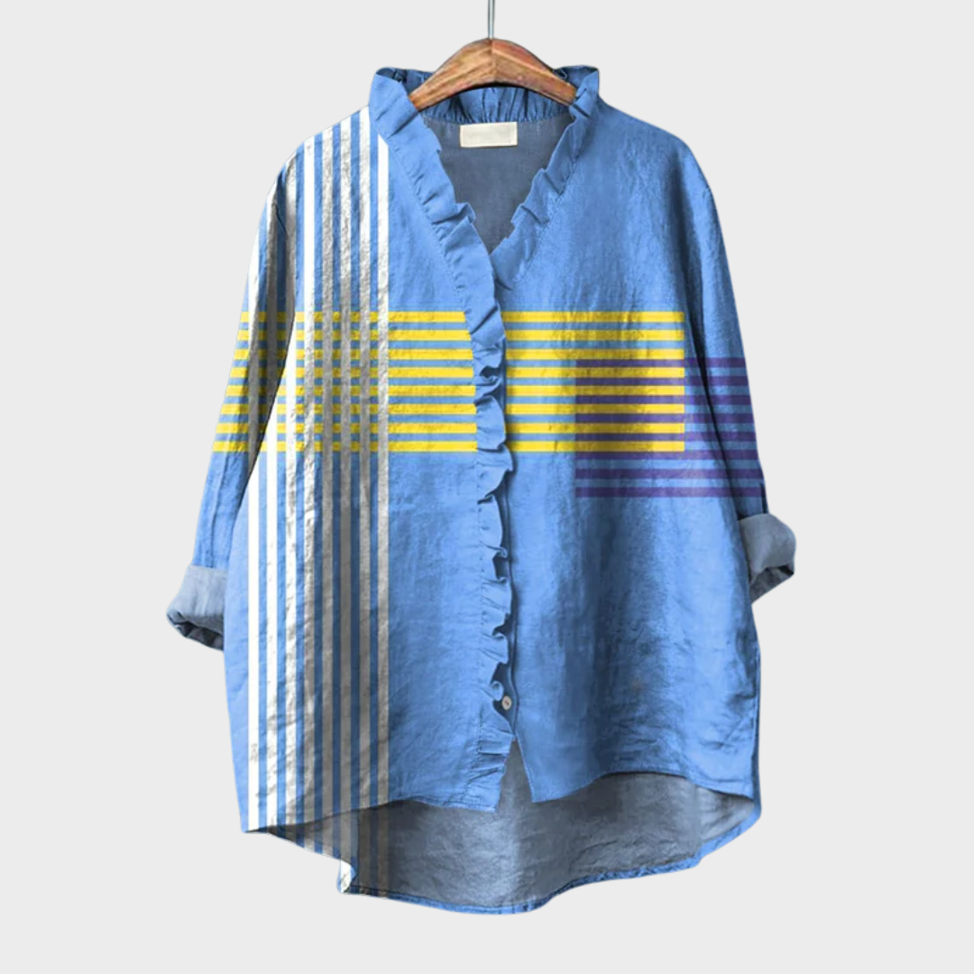 The Andromede Ruffle Blouse